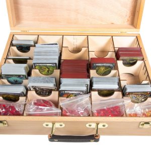 Wooden Artist Case with Standard Card Organizer